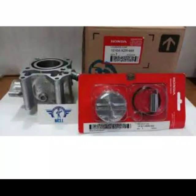 PAKET 1210A-KZR-600 BLOK SEHER VARIO 125 FI ESP 125 LED PISTON KIT STD 12100-KZR-600 ORI AHM