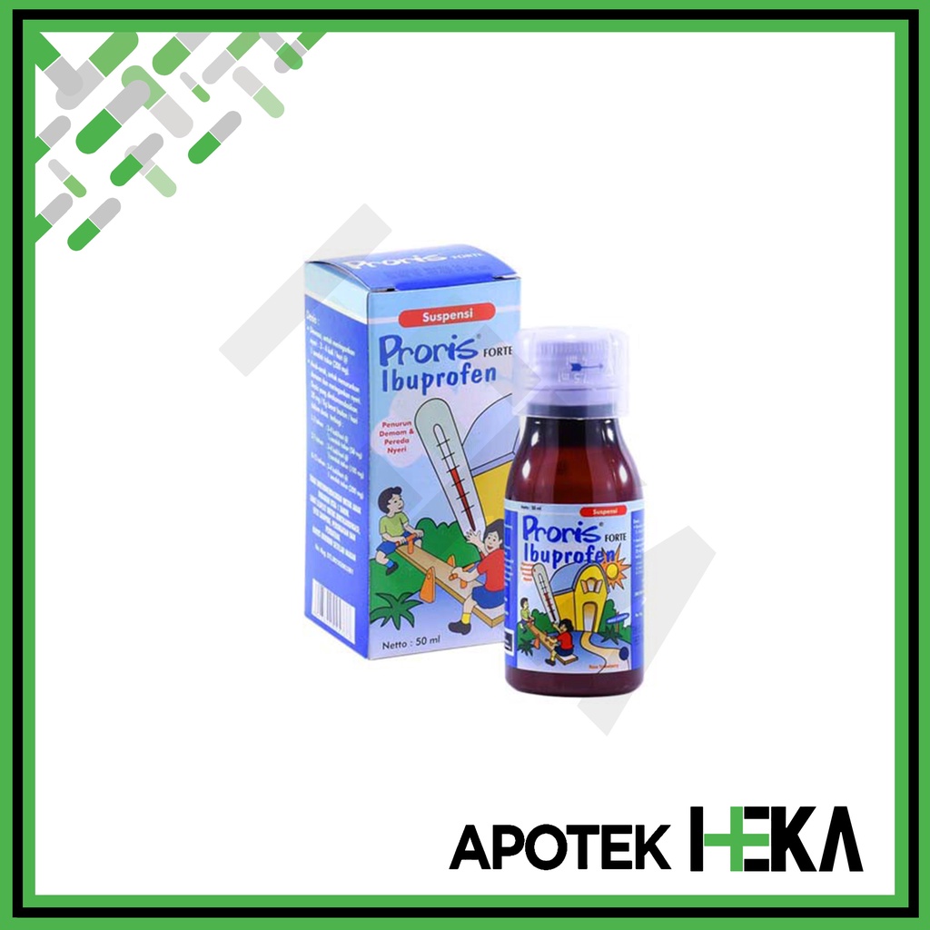 Proris Forte Syrup 50 ml - Sirup Demam Anak (SEMARANG)