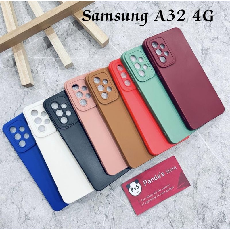 Softcase Pro Camera Samsung A32 4G Candy Case Full Color 3D Silikon TPU