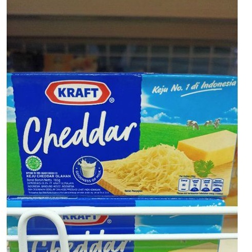 

Keju KRAFT Ceddar 165gr