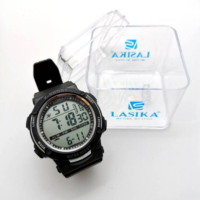 Jam tangan digital Sporty water Resist Lasika 901 putih