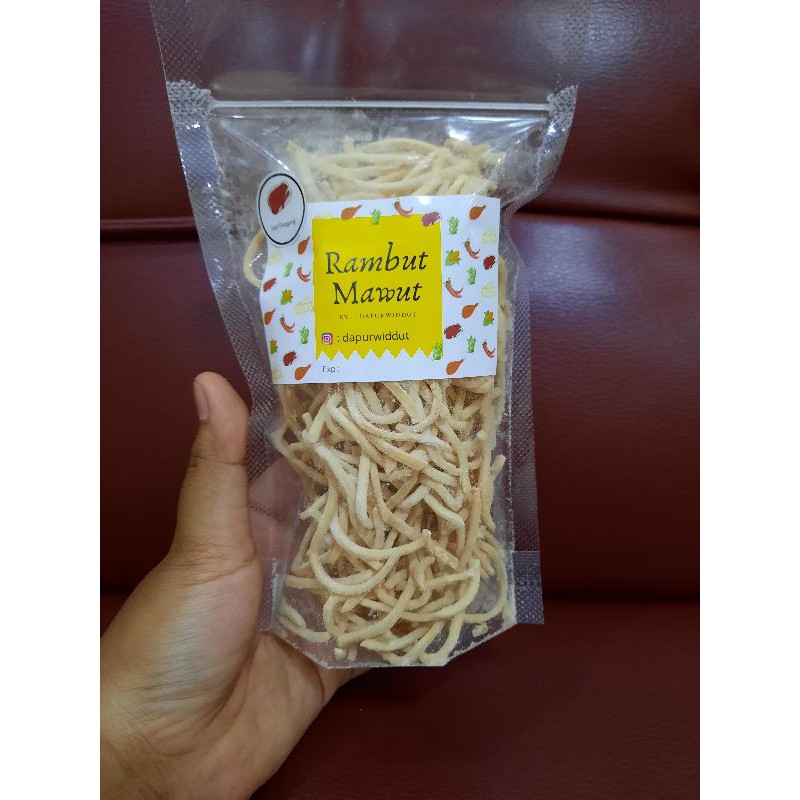 

Cemilan Mie Kering Rambut Mawut Sapi Panggang