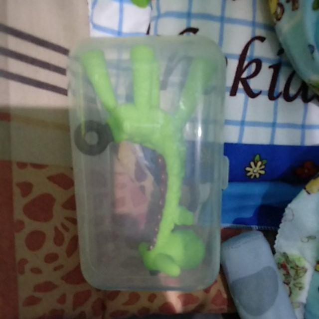 Kotak Wadah Portabel Dengan Model Kompartemen Dan Warna Transparan Untuk Tempat Penyimpanan Teether