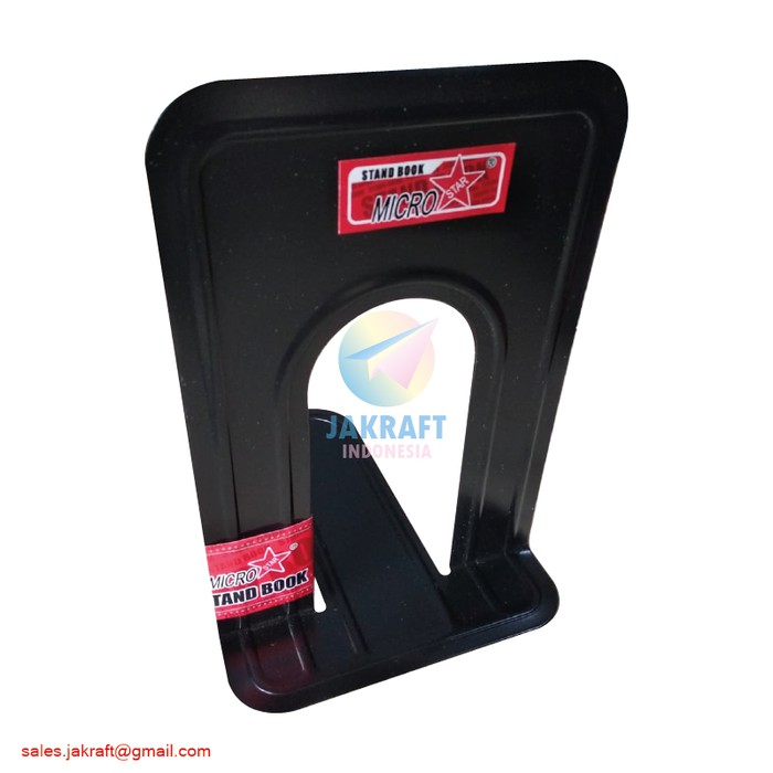 

Book End No. 7 Murah Hitam Black Stand Penahan Buku Seperti LION