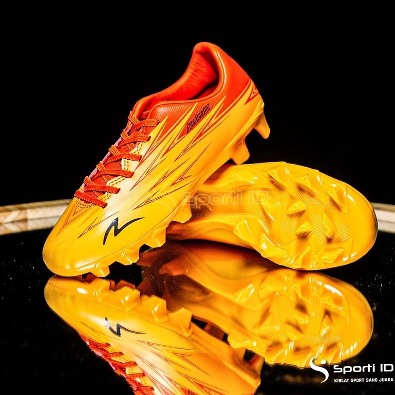 Sepatu Bola Anak Specs Lightspeed 3 JR FG - Saffron 101978 Original | Sepatu Anak