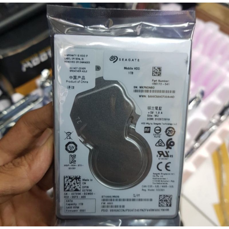 Harddisk 1TB 2.5" Laptop