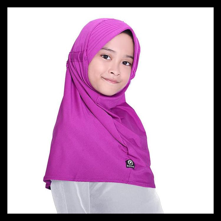 Hot Product Bajuyuli - Jilbab Kerudung Anak Murah Polos Basic Adem Ungu Violet Gyv