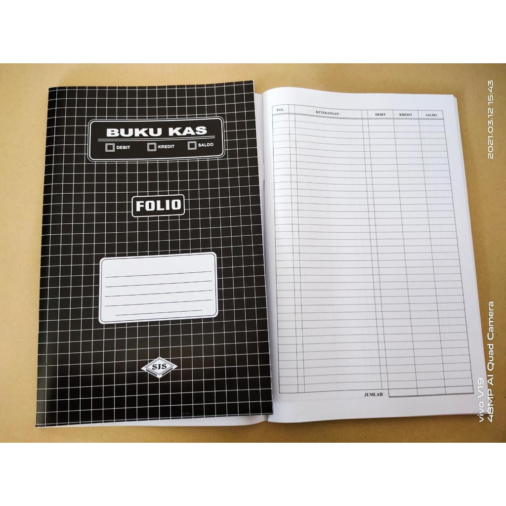 

BUKU KAS FOLIO 44 LEMBAR buku keuangan