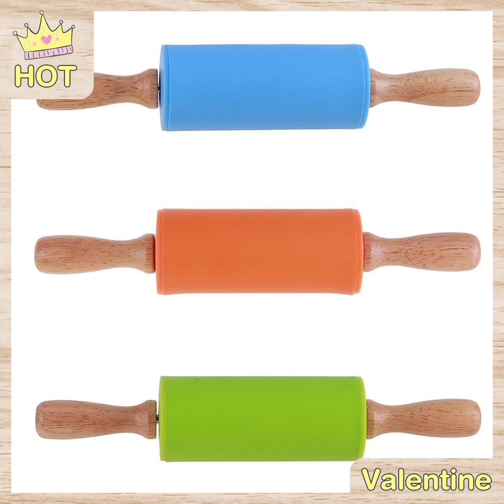 Pin Rolling dengan Bahan Silikon Anti Lengket dan Gagang Pin Rolling dengan Bahan Silikon Anti Lengket dan Gagang
