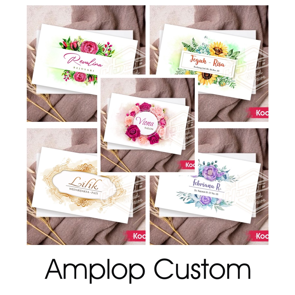 

Amplop Kondangan - Angpao Nyumbang - Amplop Gift Custom Nama - Size 15x9,5 cm - Part 2