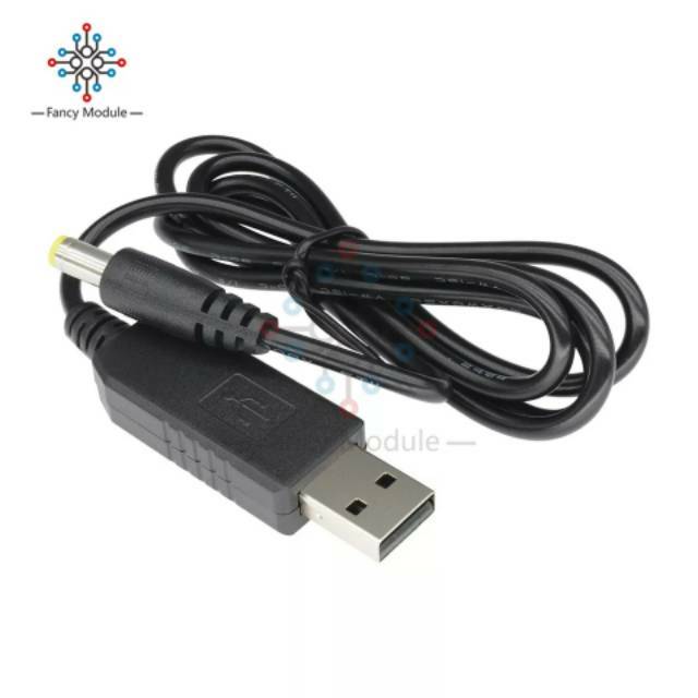 USB DC 5 V untuk DC 12 V Langkah Up Modul 2.1X5.5 Mm MALE CONNECTOR Converter