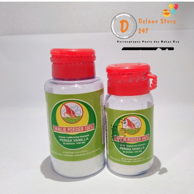 

Perisa Vanila Cap Kapal Layar 7800 MG / 1800 MG