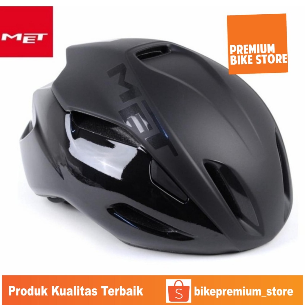helm met manta black original helmet cycling bike roadbike  mtb  sepeda lipat bikepremiumstore