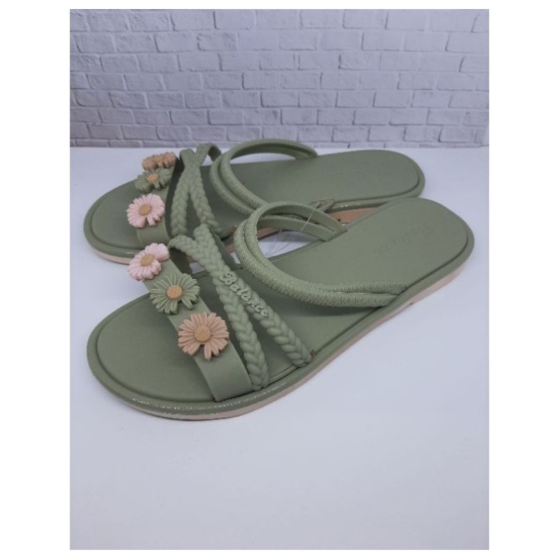 Home-NADIN Sandal Teplek Gladiator Tali Bunga BLC 1205-5A