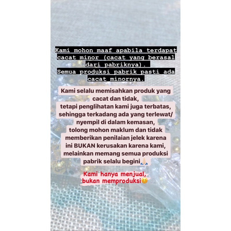 Mutiara / Hiasan / Renda / List / Border / Tempelan/ Mahar / Hantaran Emas dan Silver Jual per Meter