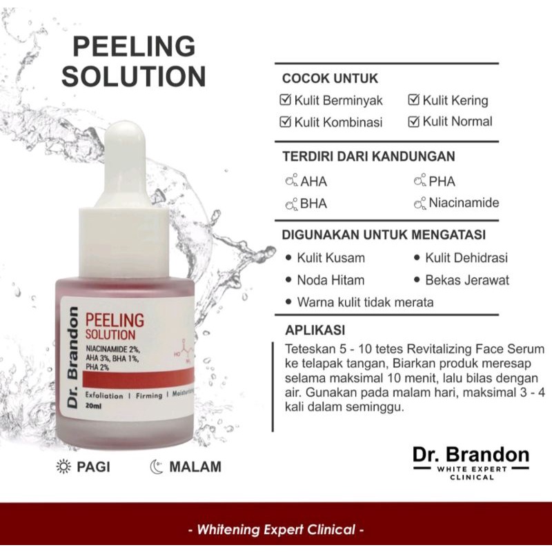 Dr.Brandon Revitalizing/Peeling Solution Face Serum 20ml