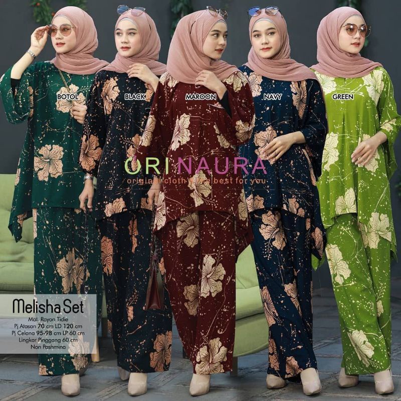 SETELAN WANITA WAKA-WAKA TYE DYE JUNBO/KOMBINASI SATU SET BAJU DAN CELANA WANITA MOTIF/BAHAN HAYGET RAYON A