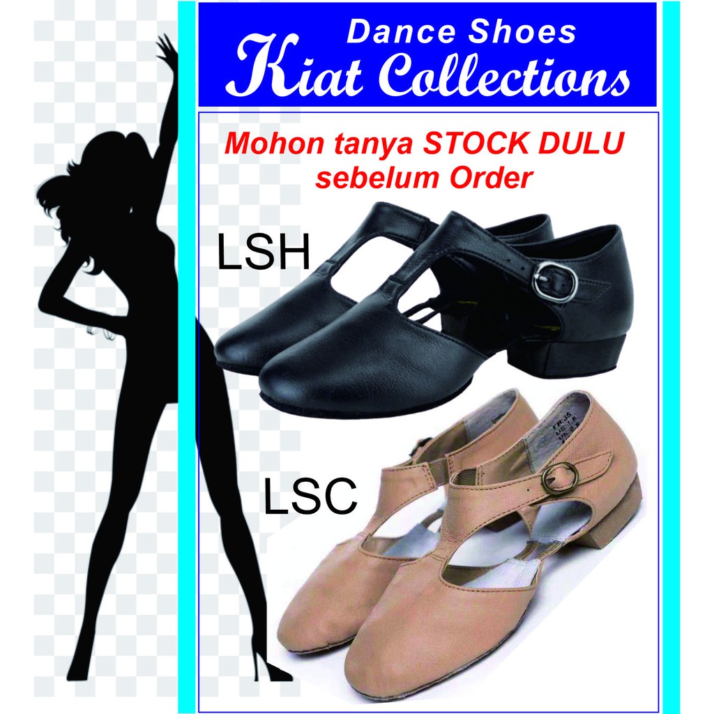 Sepatu Line Dance  (LSC/ H) Ballet Tari Menari Dansa Kets Sneaker Olah Raga Senam