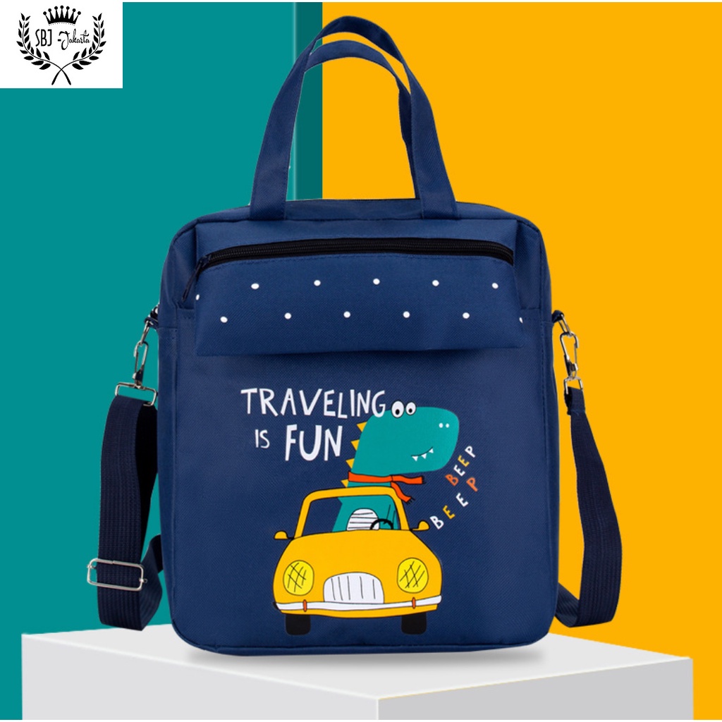 Tas sekolah / Tas Belajar / Tas Kursus / Tas Jalan jalan anak Kartun