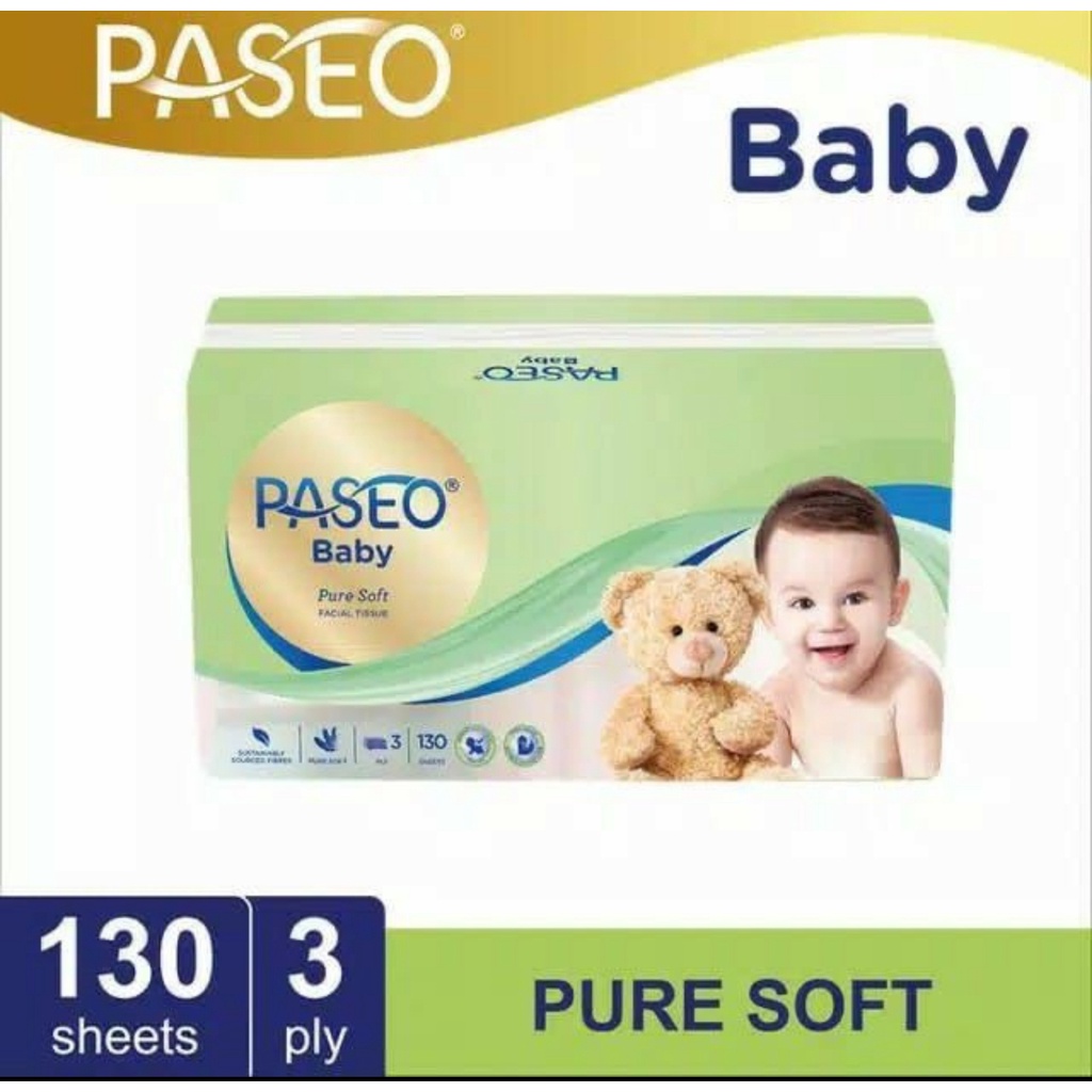 Tissue Baby Paseo Pure Soft 130s Tisu Anak