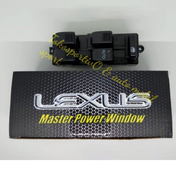 Saklar switch Master power windows pusat Avanza Xenia Luxio Aerio baleno bagian kanan Depan