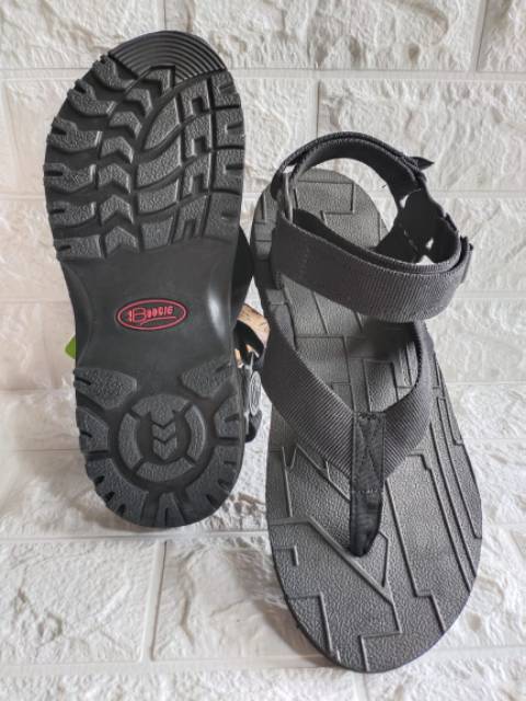 Sandal Gunung Boogie Original Sandal Bangkaru Hitam Original