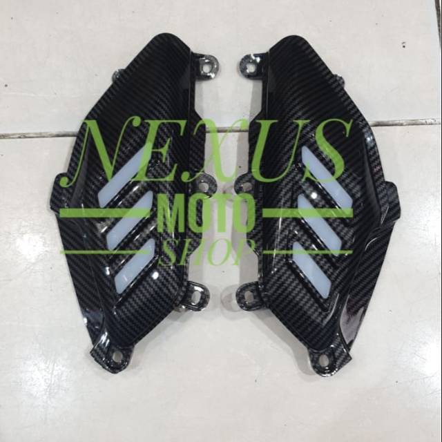 Cover side nmax cover pijakan body nmax cover body samping carbon nmax
