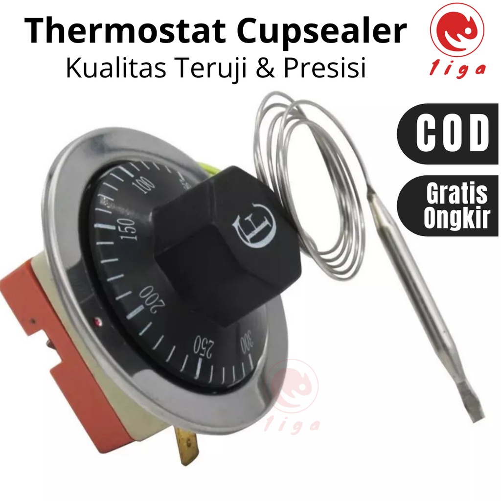Termostat Cupsealer Cup Sealer - Thermostat Mesin Press Plastik Gelas Eton Power Pack Matrik Getra S