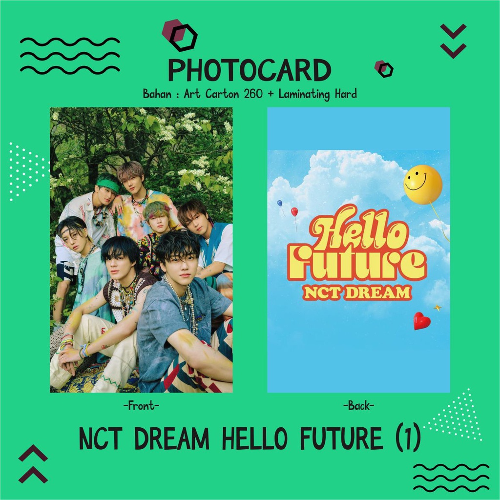 PHOTOCARD NCT DREAM 2 SISI BAHAN AC 260 + LAMINATING