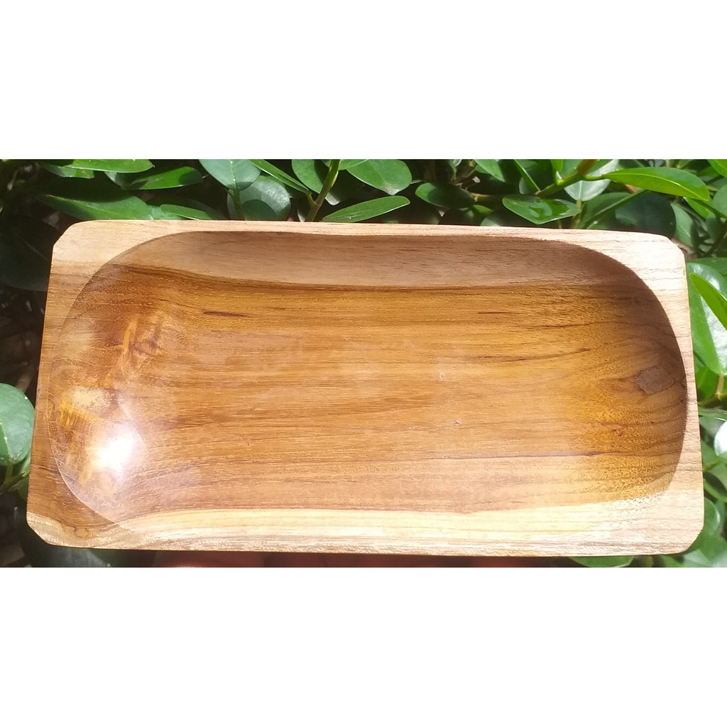 piring susi kotak 8x16cm.kayu jati