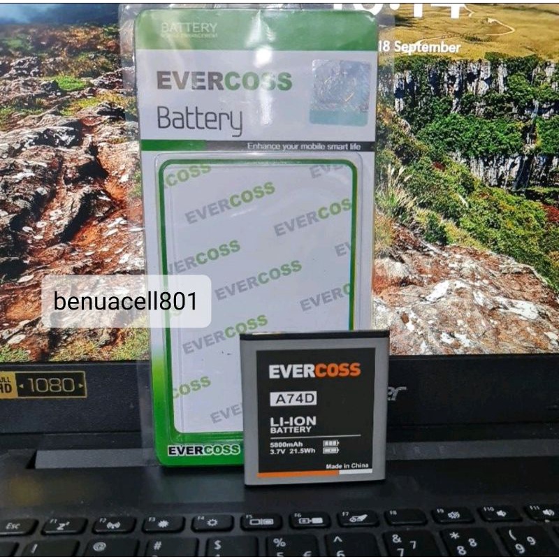 battery baterai batrai Evercoss A74D A74A