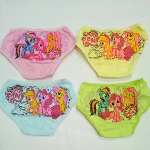 PROMO!! ( 12 PCS ) Celana Dalam Anak Perempuan / CD anak Usia 4 s/d 12 Tahun Motif PNY | ESSEN