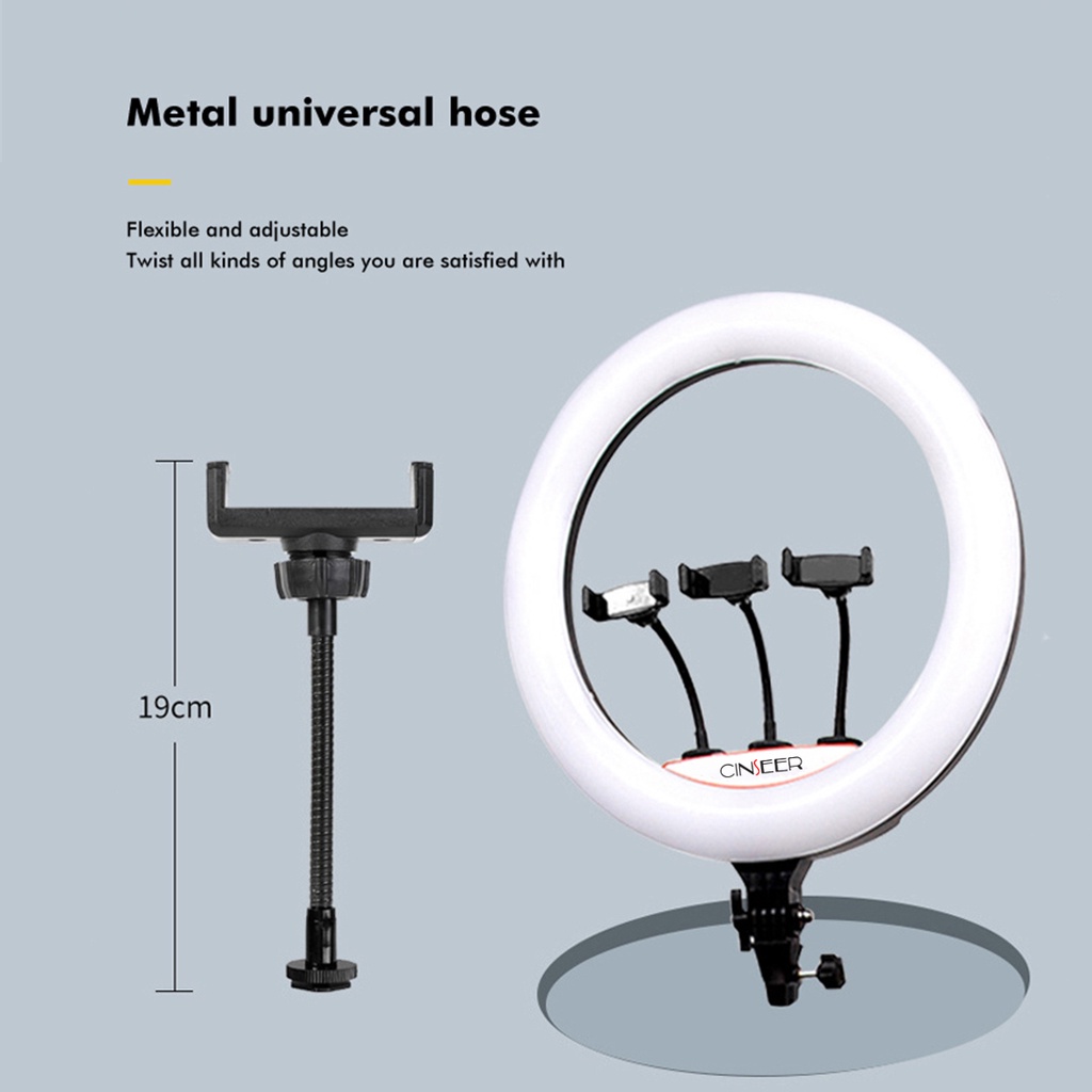 Ring Light Touchscreen Lampu LED Ukuran 26CM,33CM,45CM Tersedia Paket Lengkap Terbaru