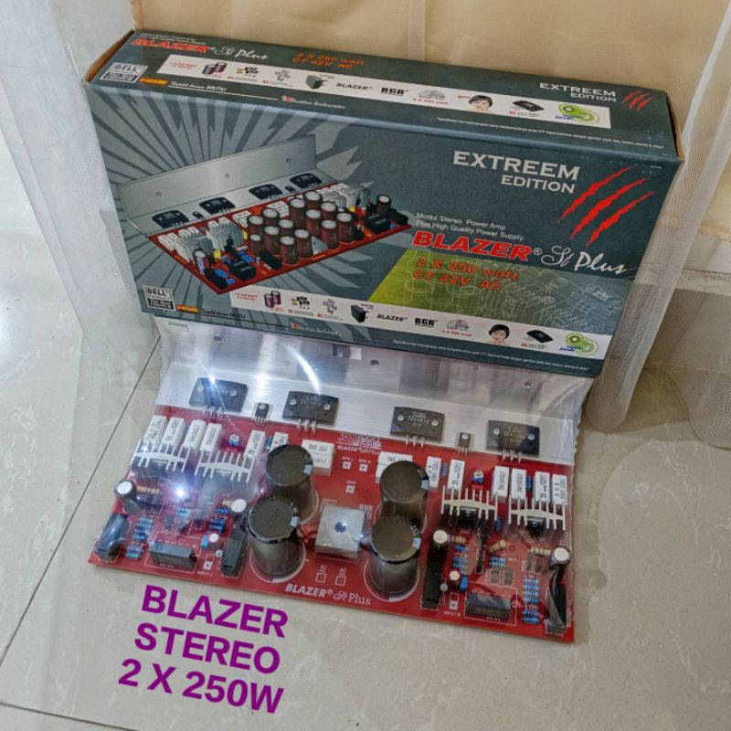 Kit Power Amplifier Stereo Blazer 500W (2x250W) Bell / Blazer 2x250W Stereo