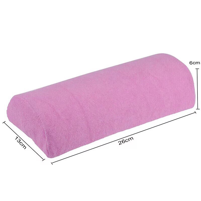 HAND PILLOW Pink Bantal Tangan Arm Rest Nail Art Cushion Pad Guling Kuku Aksesoris Peralatan