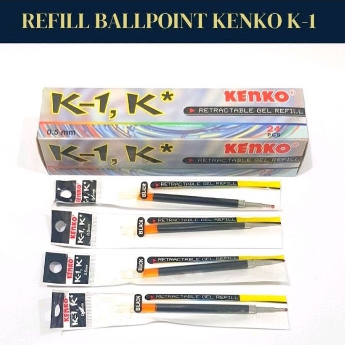 

KENKO - Refill/Isi Ulang Pulpen/Ballpoint Gel K-1 0.50mm (pcs)
