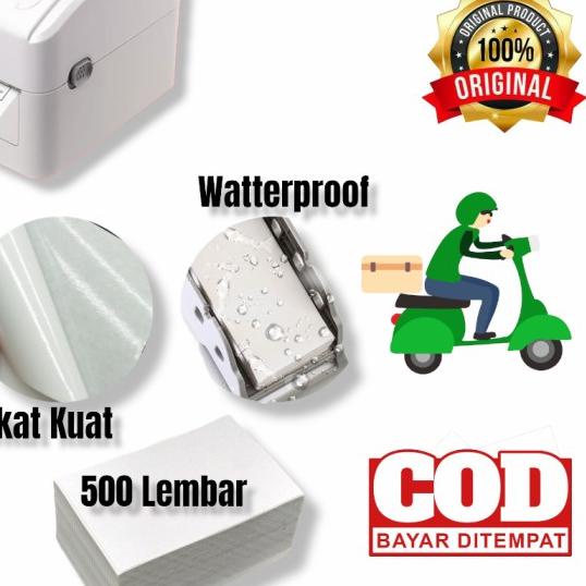 

♛ Thermal Label Bare Pengiriman 100x150 mm A6 1 Lipat isi 500 Lembar ✵