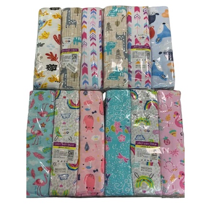 Libby Baby Swaddle / Kain Bedong Bayi / Kain Bedong Mega Isi 3pcs