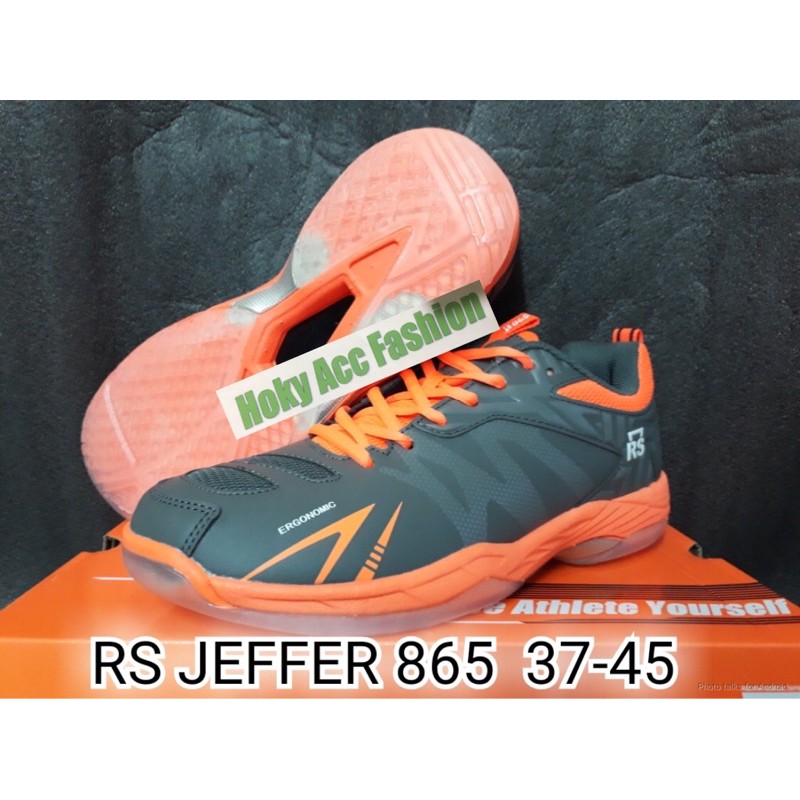 Sepatu Badminton Rs Jeffer 865 - RS JF 865 Original