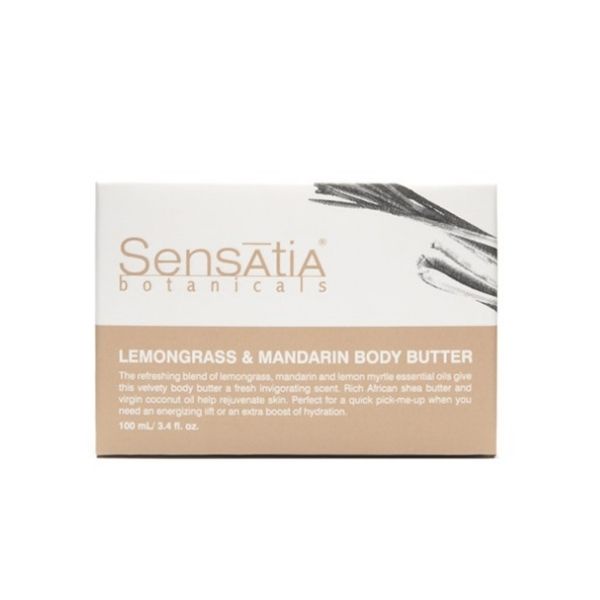 Sensatia Botanicals Lemongrass &amp; Mandarin Body Butter - 100ml