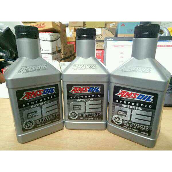 Oli Amsoil SAE 5W20 OE API SN ORIGINAL IMPORT USA