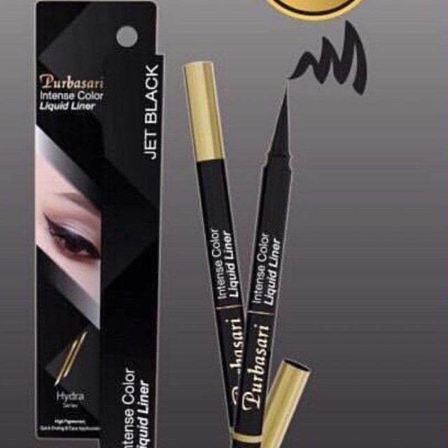 Purbasari Intense Color Liquid Liner Jet Black