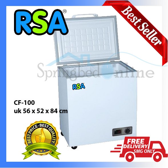 Rsa Cf 100 Chest Frezeer Lemari Pendingin Freezer Box 100 Liter Harga Pabrik Indonesia