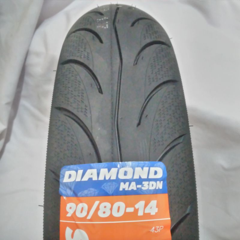 BAN LUAR MAXXIS DIAMOND 90/80-14 TUBELESS