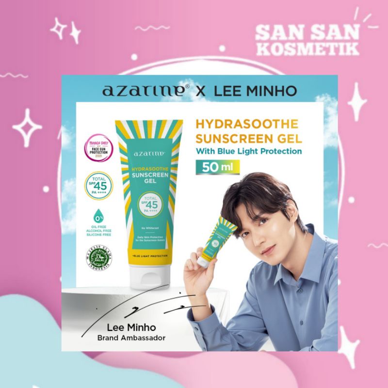 AZARINE HYDRASOOTHE SUNSCREEN GEL SPF 45PA ++++(KEMASAN BARU)