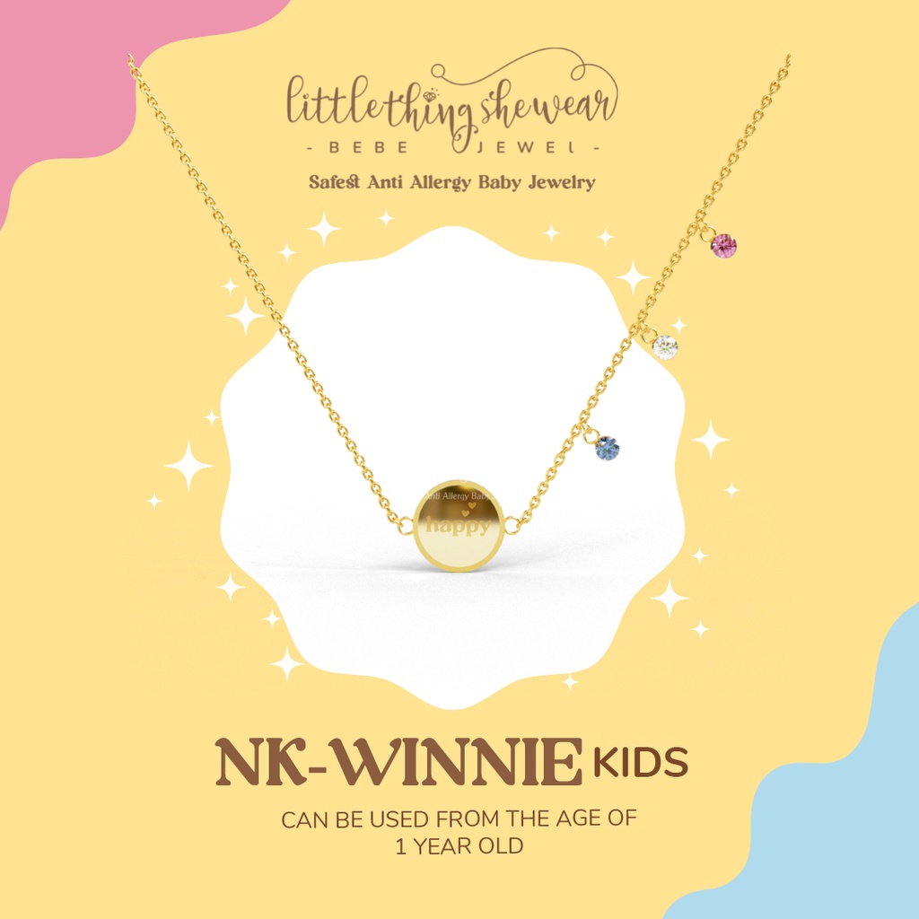 Kalung Anak NK-WINNIE 3,5gr - THE ANIMALS SERIES