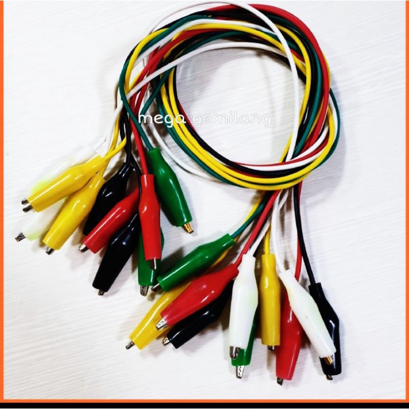 KABEL CAPIT BUAYA 50 CM WARNA WARNI