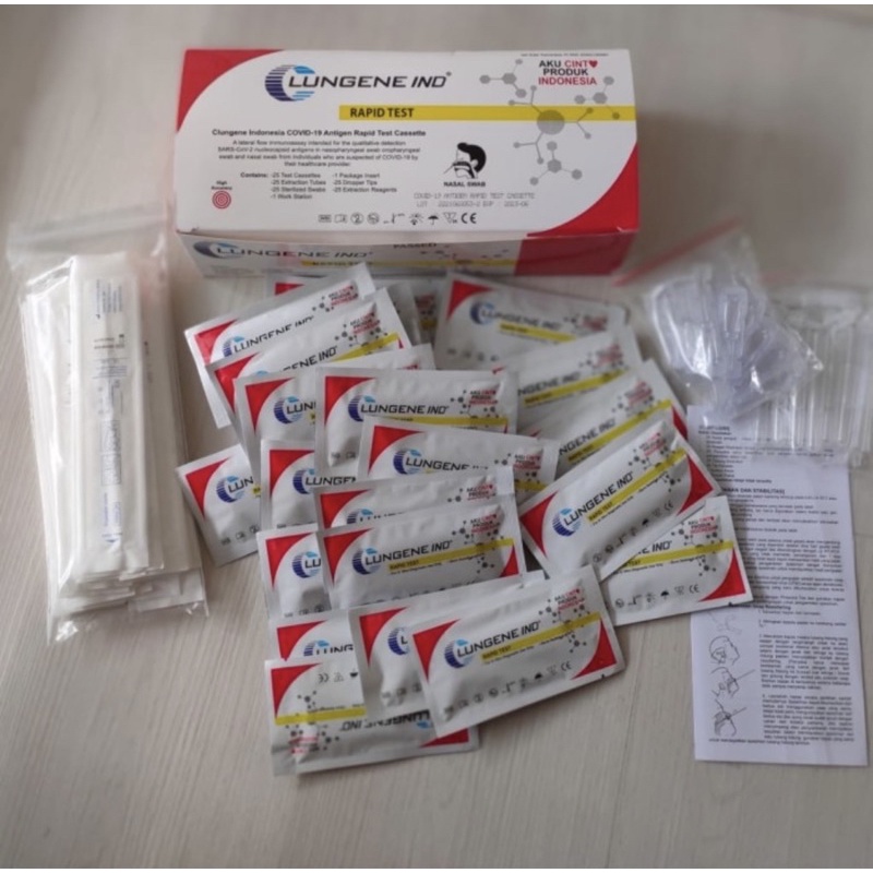 Test antigen swab lungene