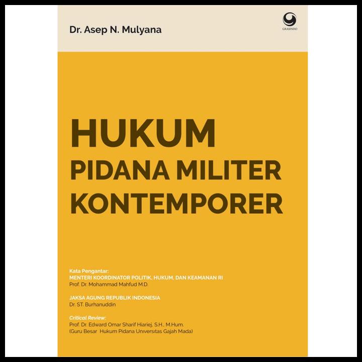 Buku Hukum Pidana Militer Kontemporer Oleh Dr. Asep N. Mulyana | Caramel