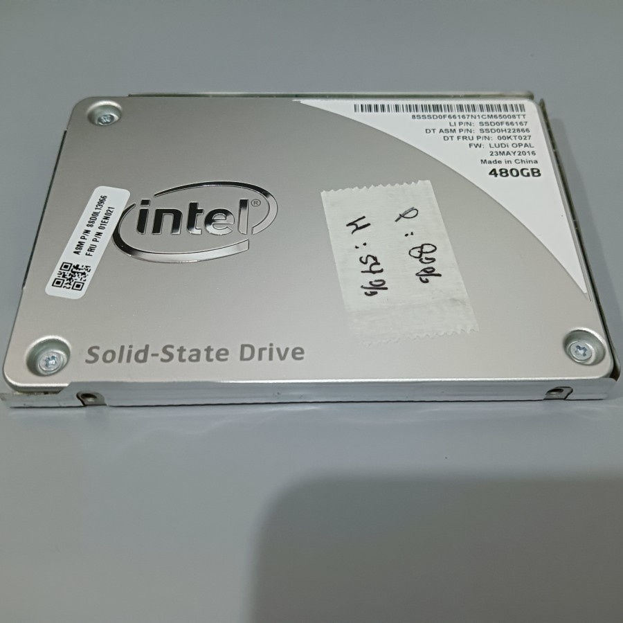 SSD 480gb Seken Intel